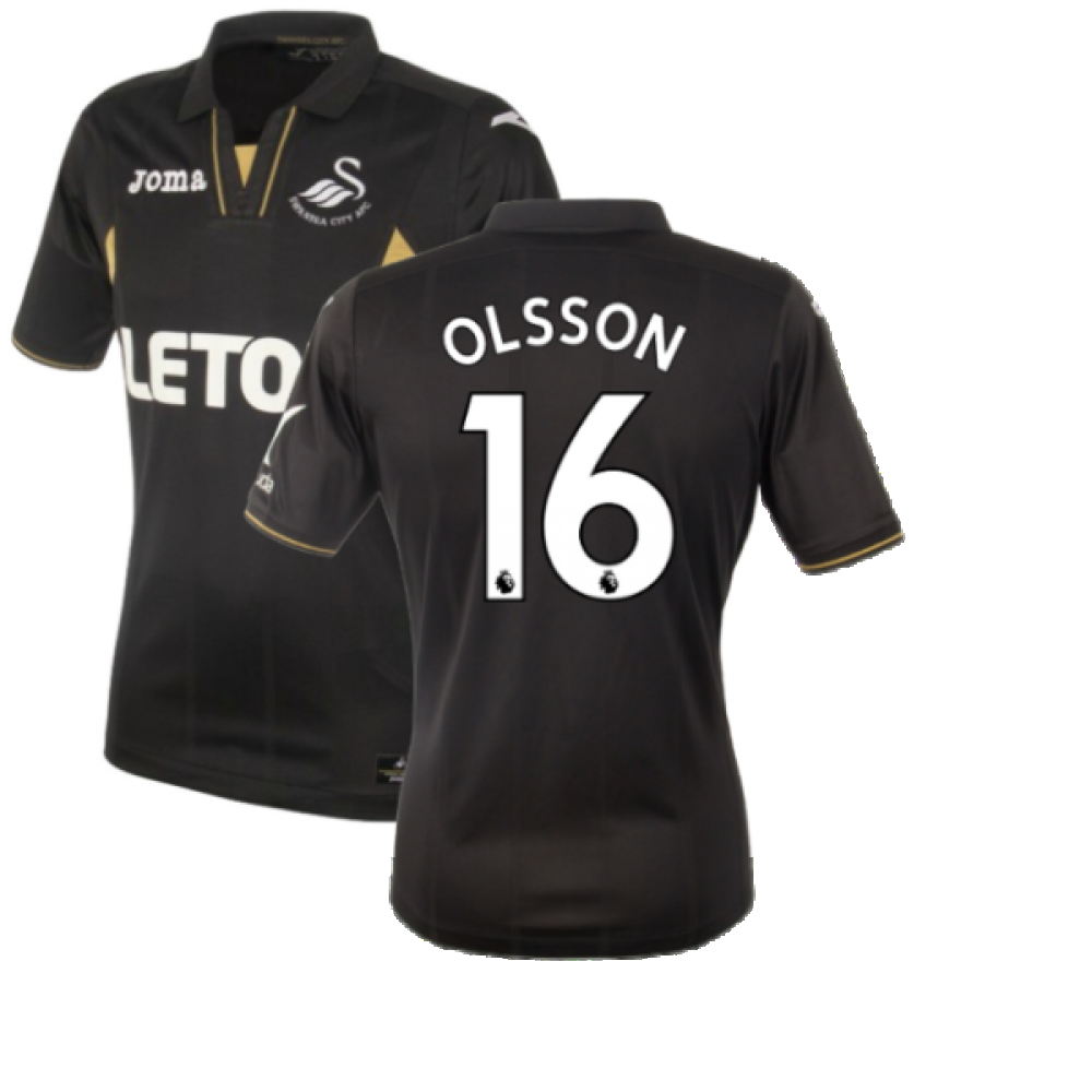 Swansea City 2017-18 Third Shirt ((Very Good) M) (Olsson 16)_0