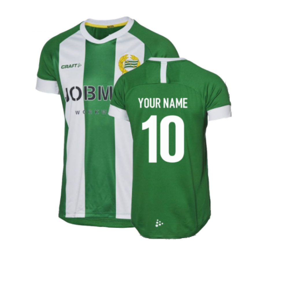 Hammarby 2020-21 Home Shirt ((Excellent) M) (Your Name)_0