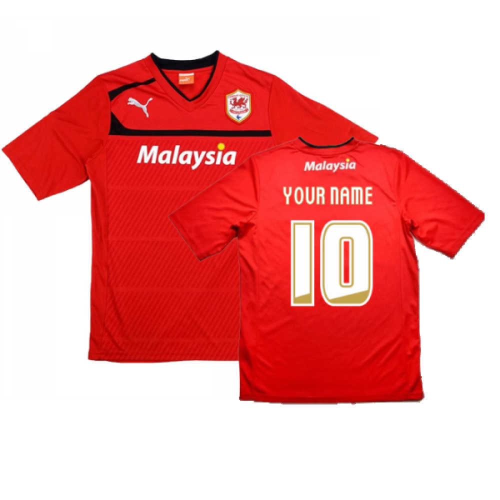 Cardiff City 2012-2013 Home Shirt ((Excellent) XL) (Your Name)_0