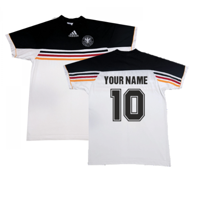 Germany 1998 Adidas T-Shirt ((Excellent) S) (Your Name)