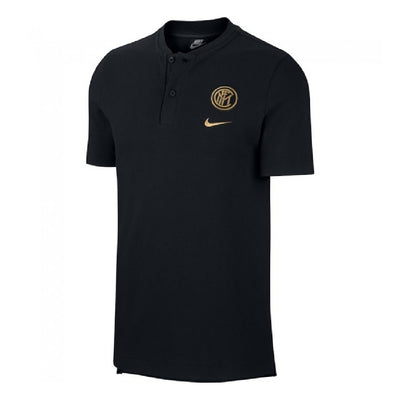 2019-2020 Inter Milan Authentic Polo Shirt (Black)