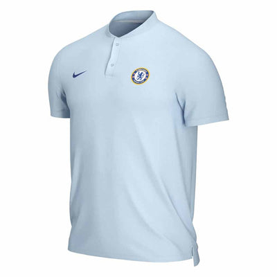 2020-2021 Chelsea Authentic Polo Shirt (Sky Blue)