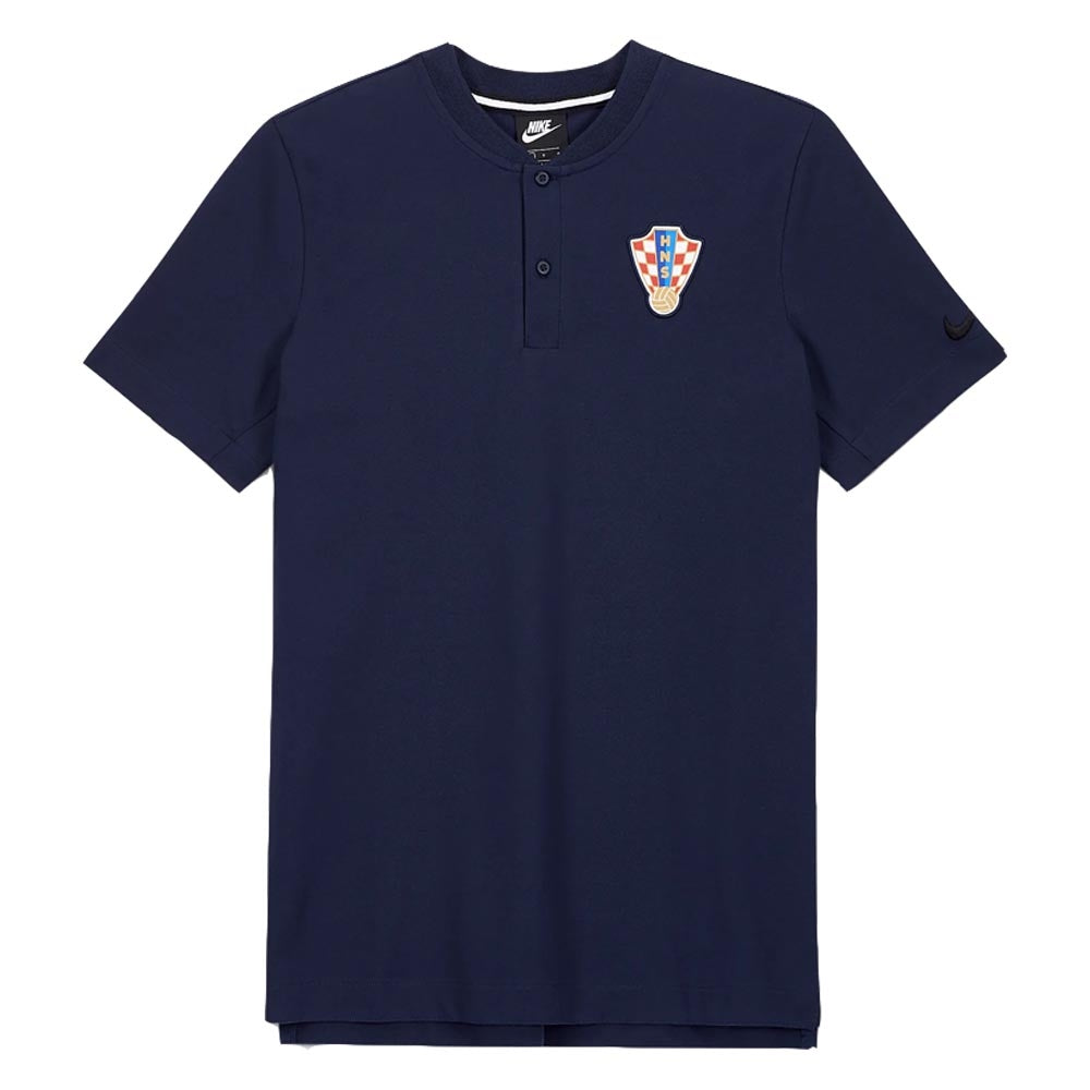 2020-2021 Croatia Authentic Polo Shirt (Obsidian)_0