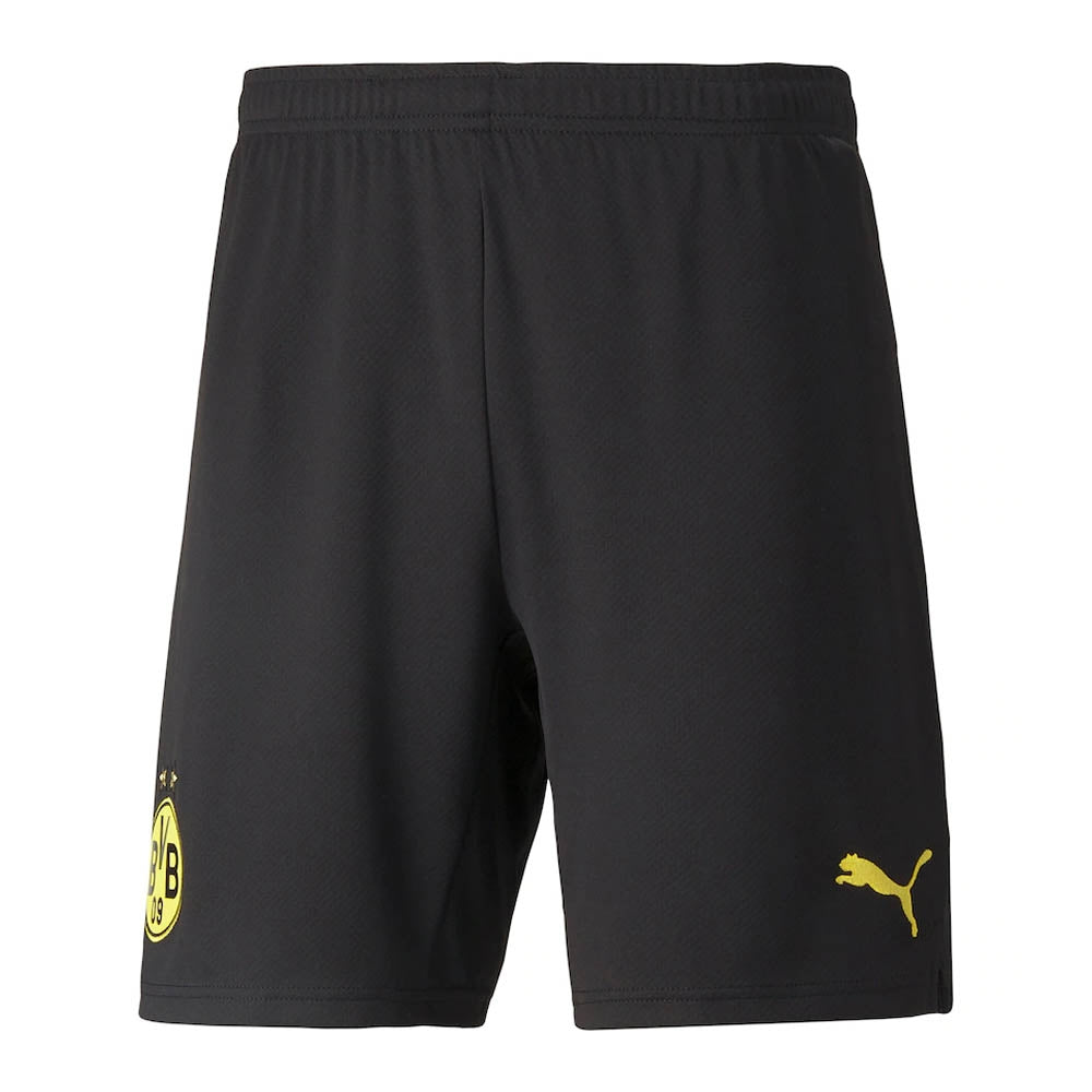 2021-2022 Borussia Dortmund Home Shorts (Black)_0