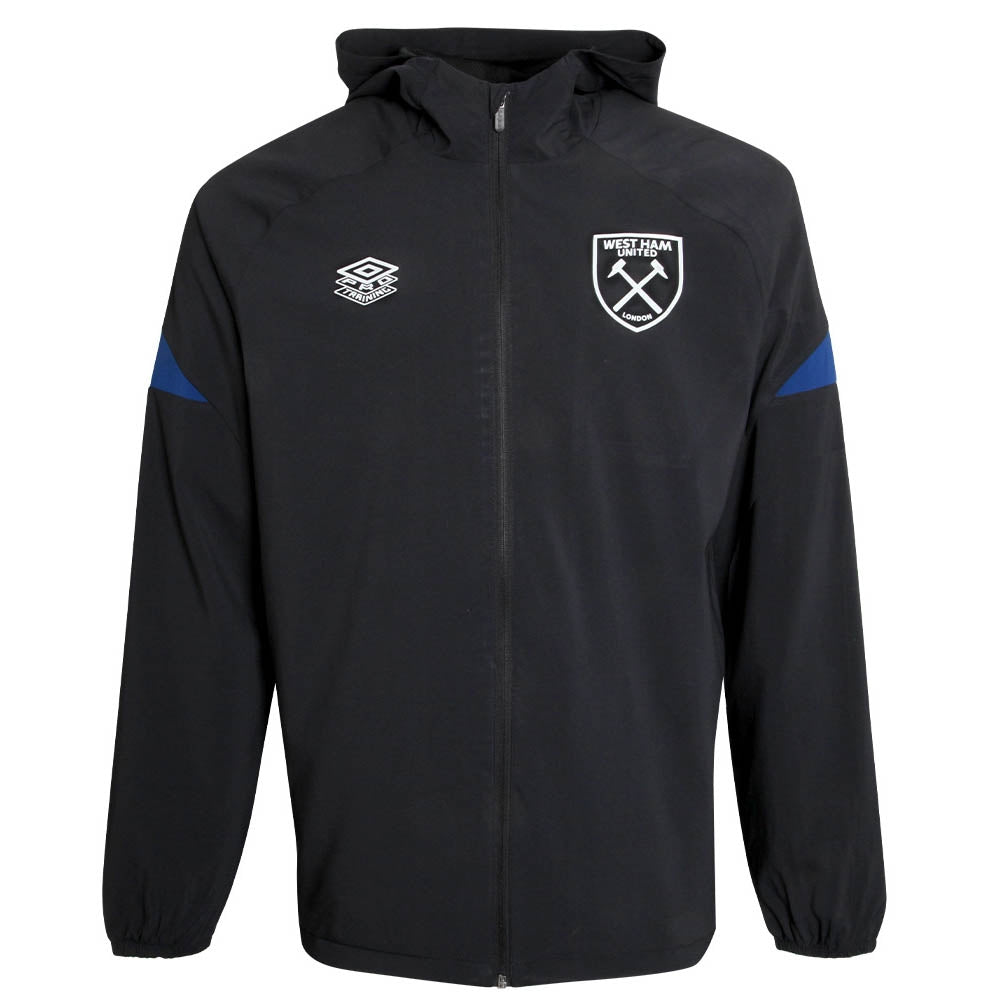2021-2022 West Ham Shower Jacket (Black)_0