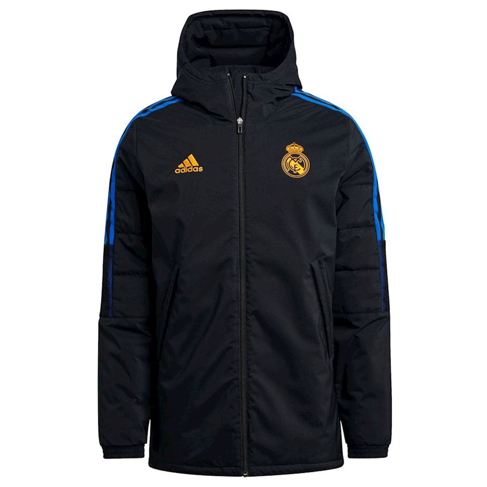 Real Madrid 2021-2022 Winter Jacket (Black)_0