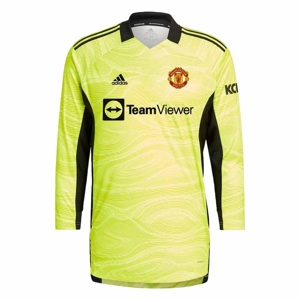 Man Utd 2021-2022 Home Goalkeeper Shirt (Yellow)_0