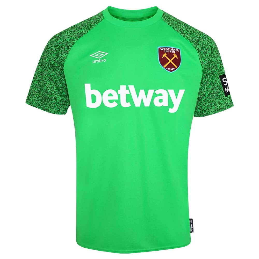 2021-2022 West Ham Home Goalkeeper Shirt (Green) (FABIANSKI 1)_3