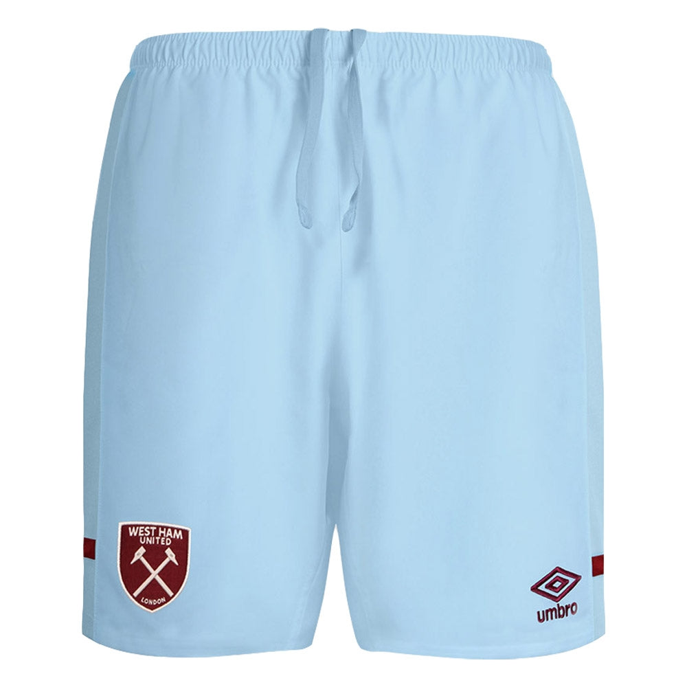 2021-2022 West Ham Away Shorts (Blue) - Kids_0
