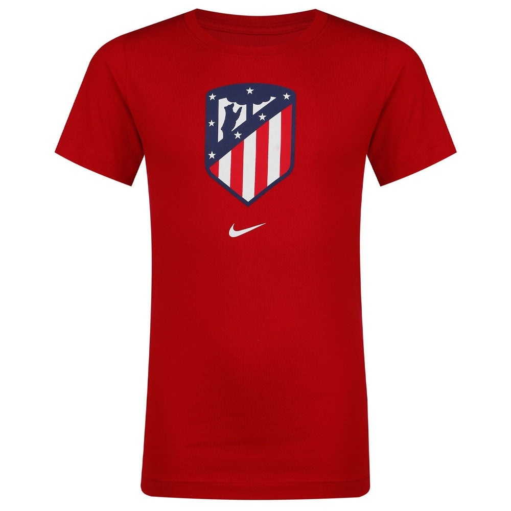 2021-2022 Atletico Madrid Evergreen Crest Tee (Red)_0