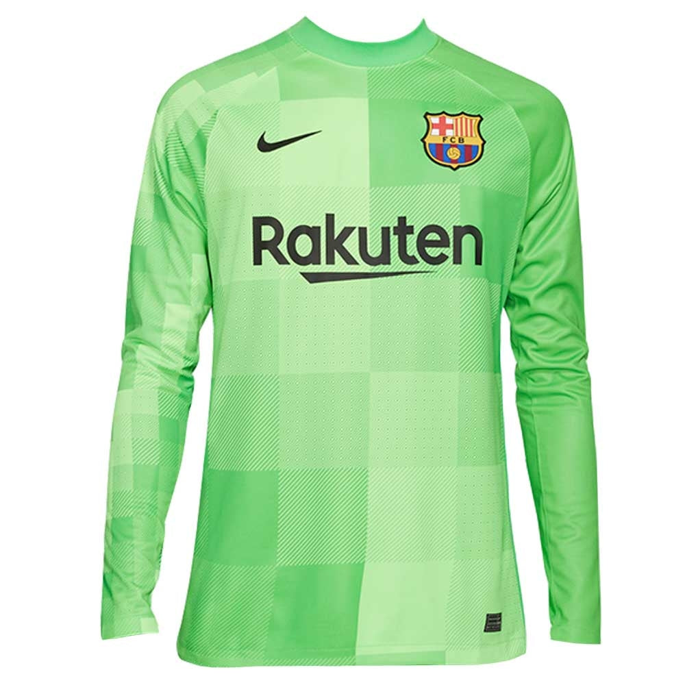 2021-2022 Barcelona Goalkeeper Shirt (Green)_0