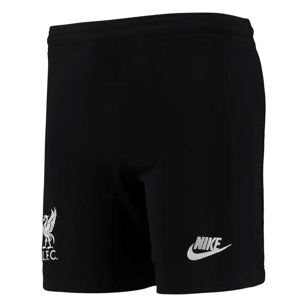 Liverpool 2021-2022 Home Goalkeeper Shorts (Black) - Kids_0