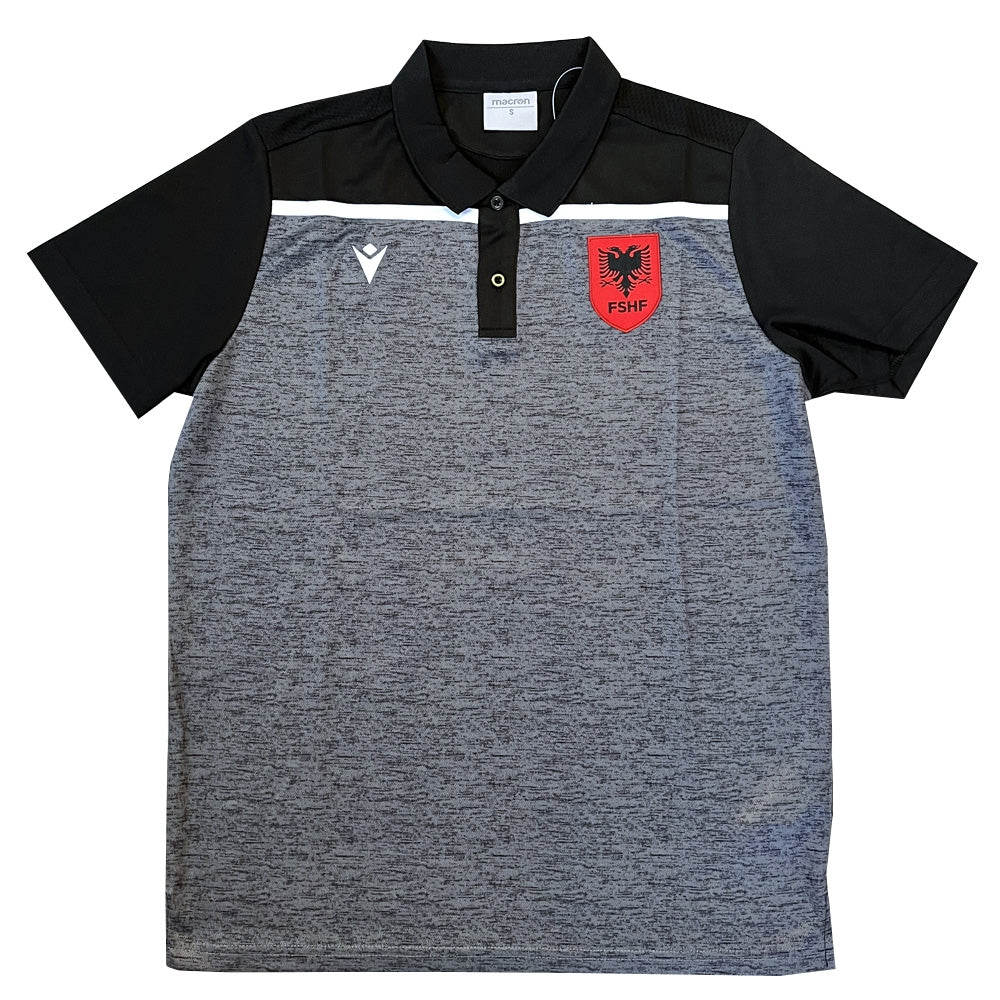 2021-2022 Albania Staff Polo Shirt (Black)_0