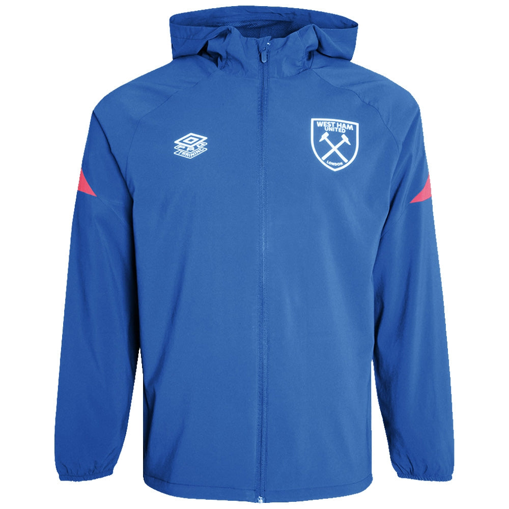 2021-2022 West Ham Shower Jacket (Nebula Blue)_0