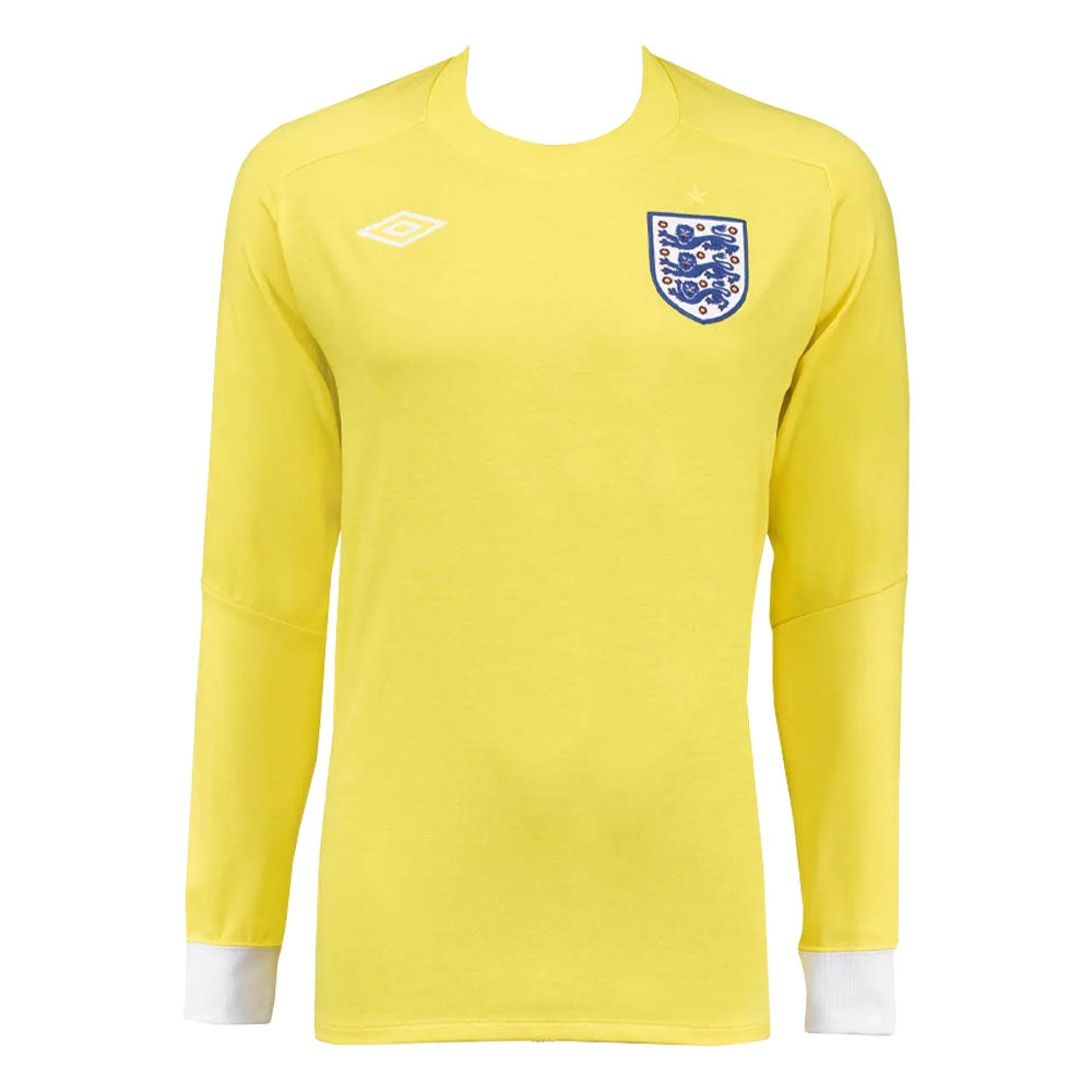2010-2011 England Goalkeeper LS Shirt (Yellow) (Very Good)