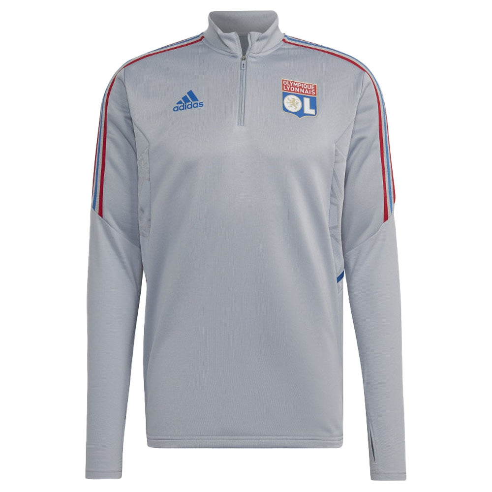 2022-2023 Olympique Lyon Training Top (Halo Silver)_0