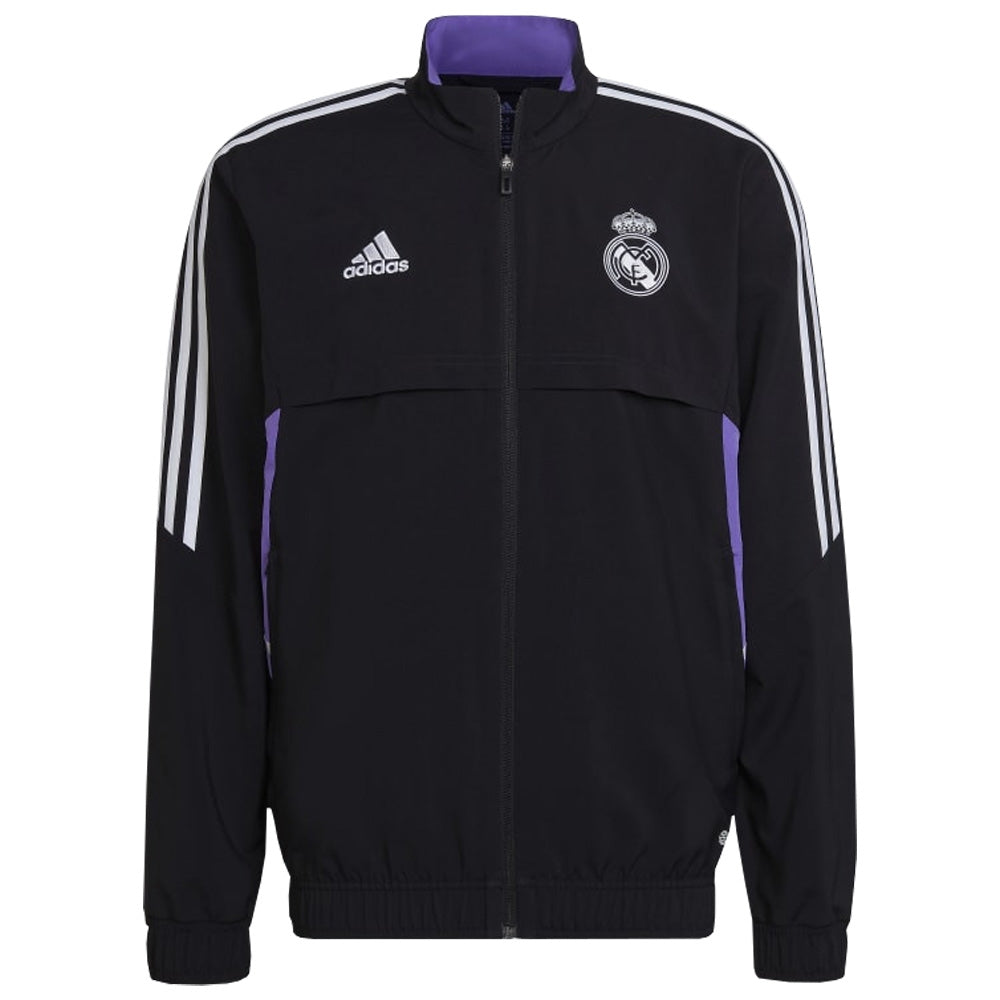 2022-2023 Real Madrid Presentation Jacket (Black)_0