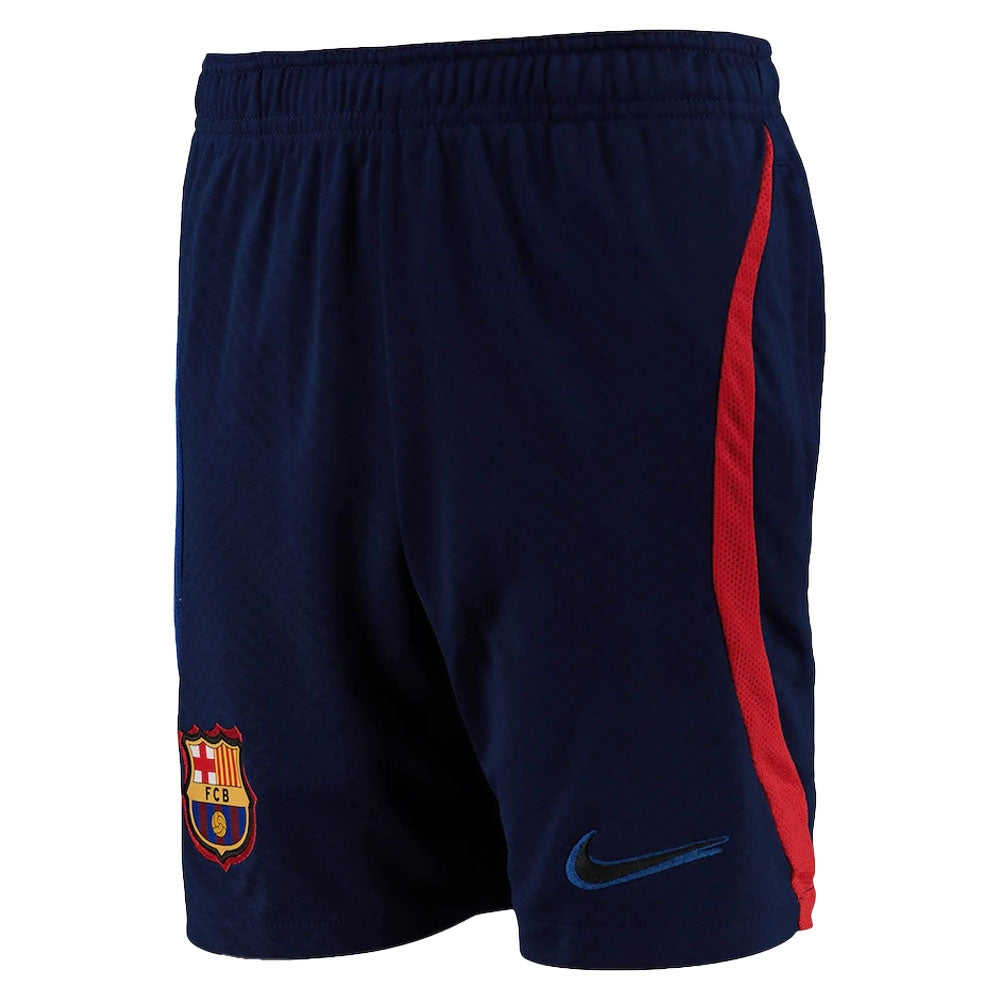 2022-2023 Barcelona Dry Strike Shorts (Obsidian) - Kids_0