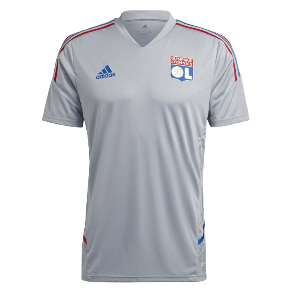 2022-2023 Olympique Lyon Training Jersey (Halo Silver)_0