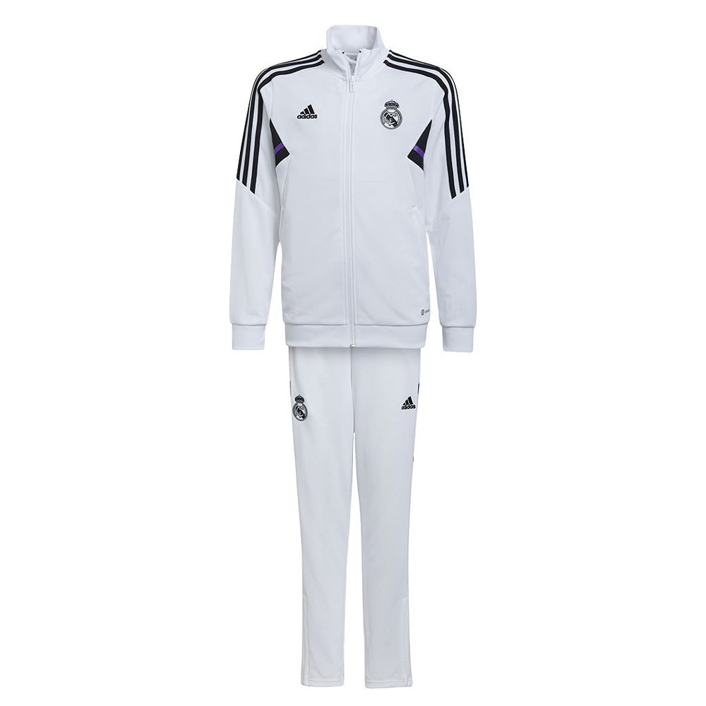 2022-2023 Real Madrid Tracksuit (White)_0