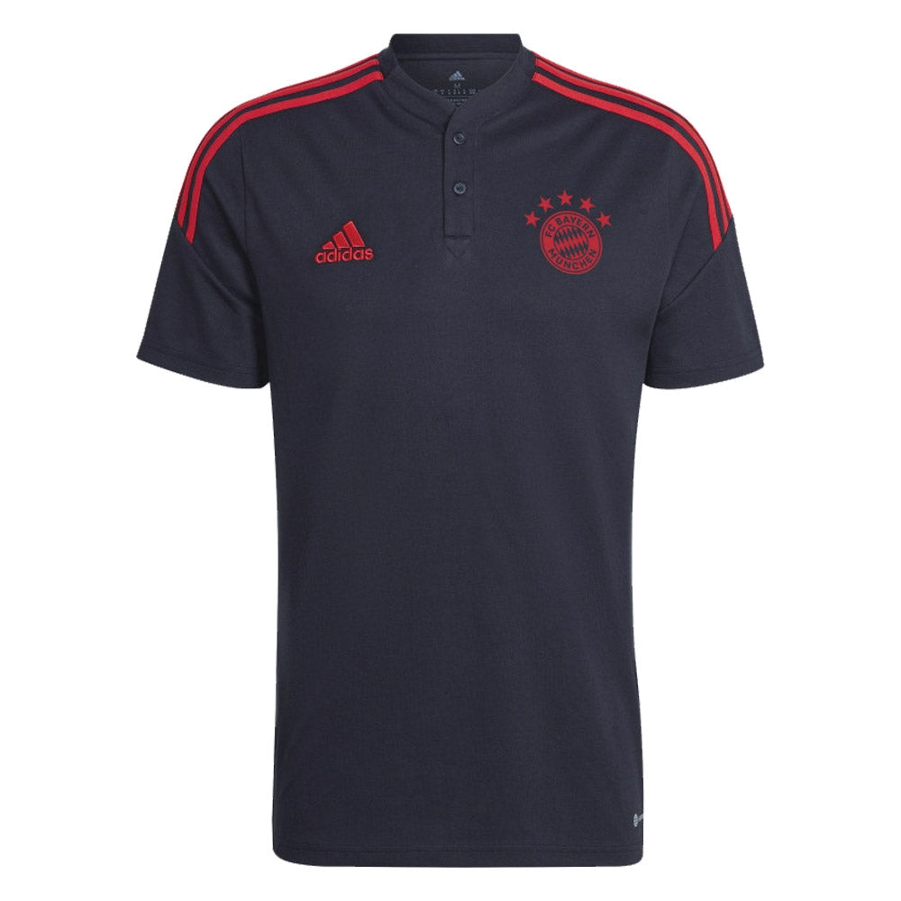2022-2023 Bayern Munich Training Polo Shirt (Black)_0