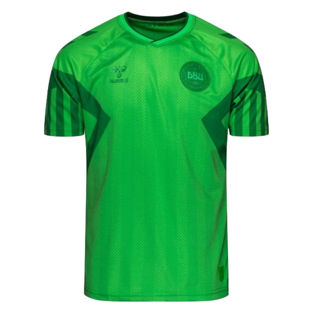 2022-2023 Denmark Home Goalkeeper Jersey (Green)_0