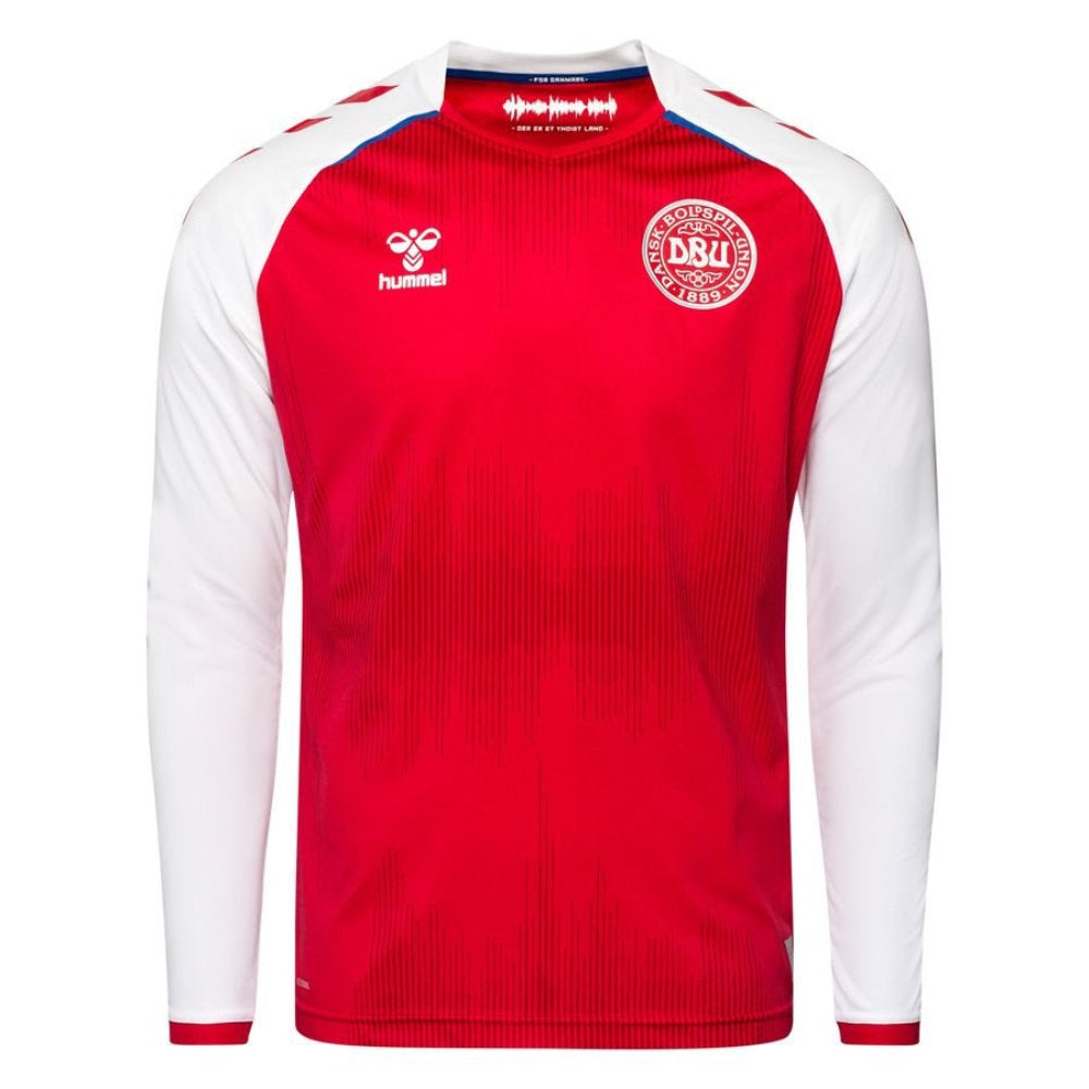 2020-2021 Denmark Long Sleeve Home Shirt_0