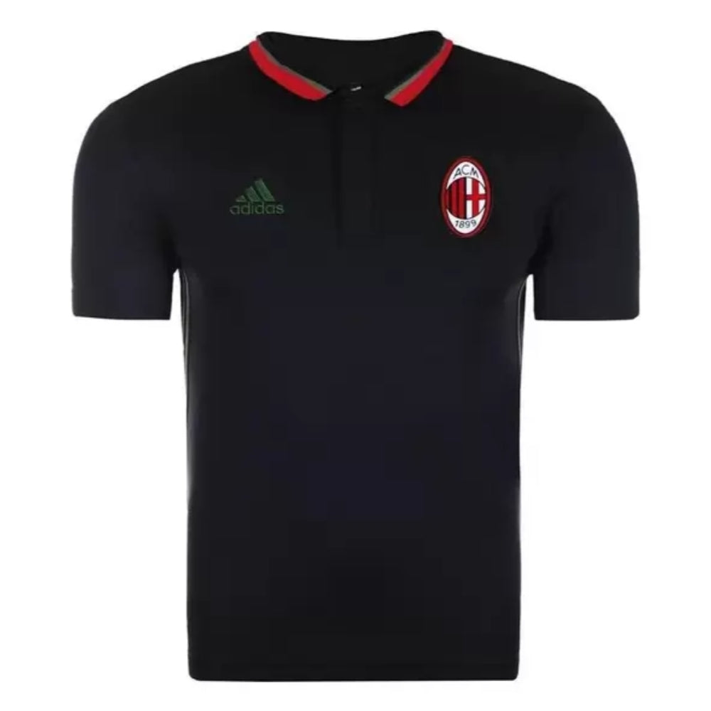 2016-2017 AC Milan Polo Shirt (Black)_0