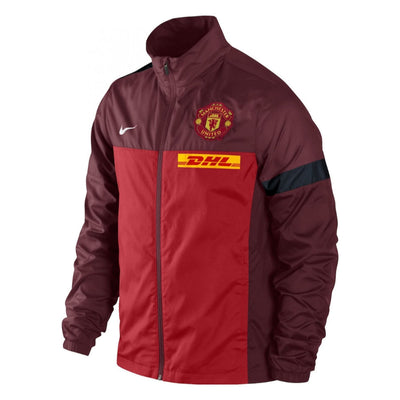 2012-2013 Man Utd Woven Jacket (Maroon)_0