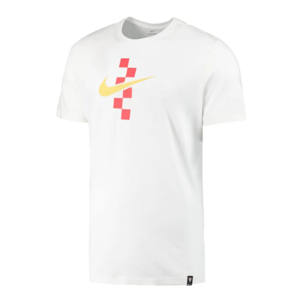 2022-2023 Croatia Swoosh T-Shirt - White (Kids)_0