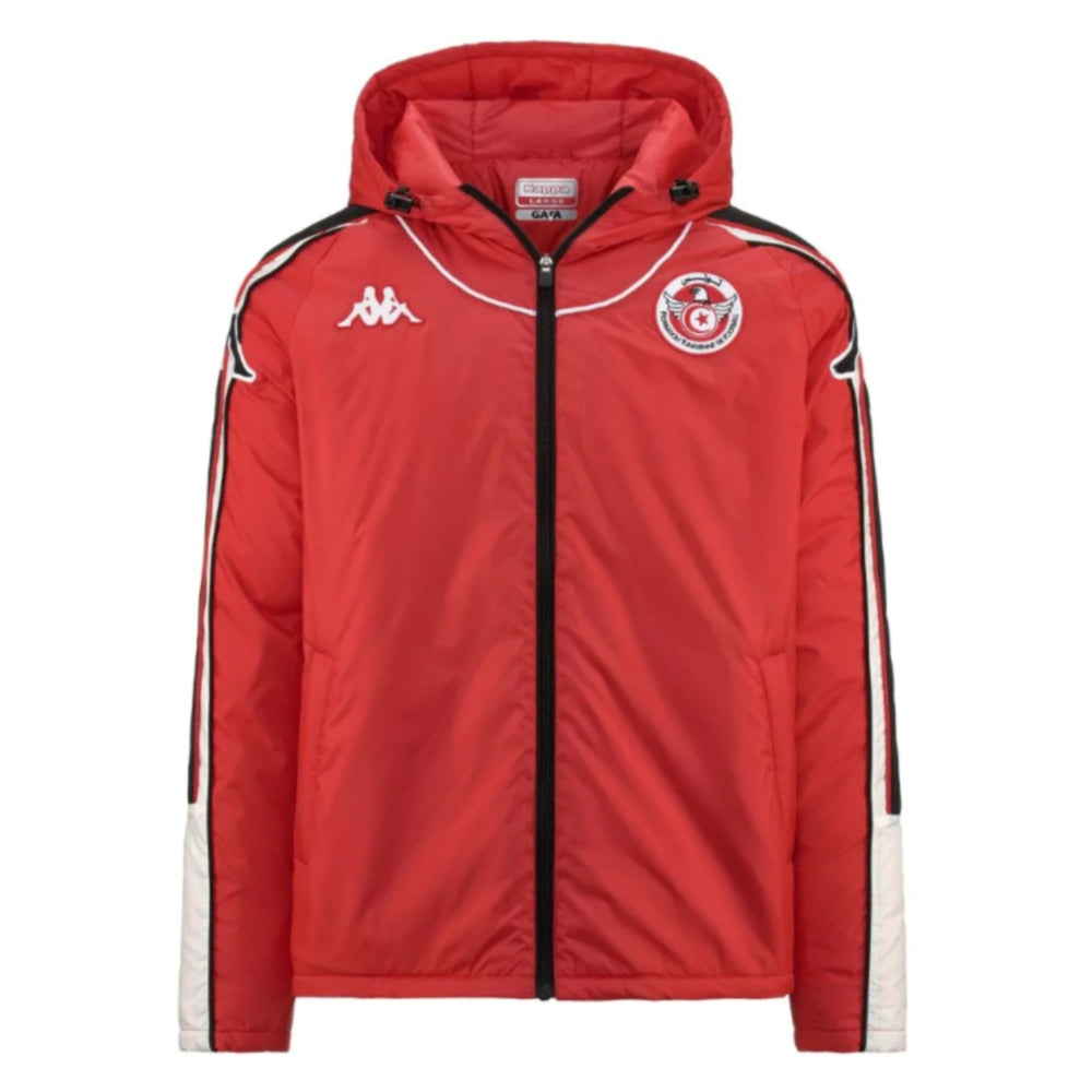 2022-2023 Tunisia Hooded Jacket (Red)_0