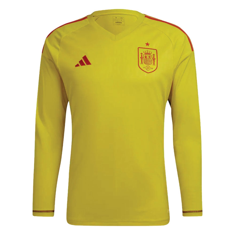 2022-2023 Spain Home Goalkeeper Shirt (Yellow)_0