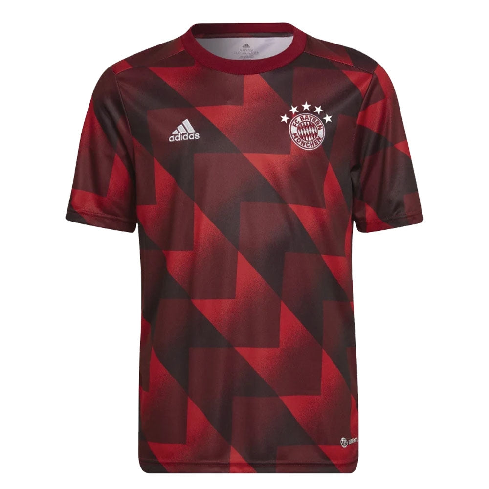2022-2023 Bayern Munich Pre-Match Shirt (Red) - Kids_0