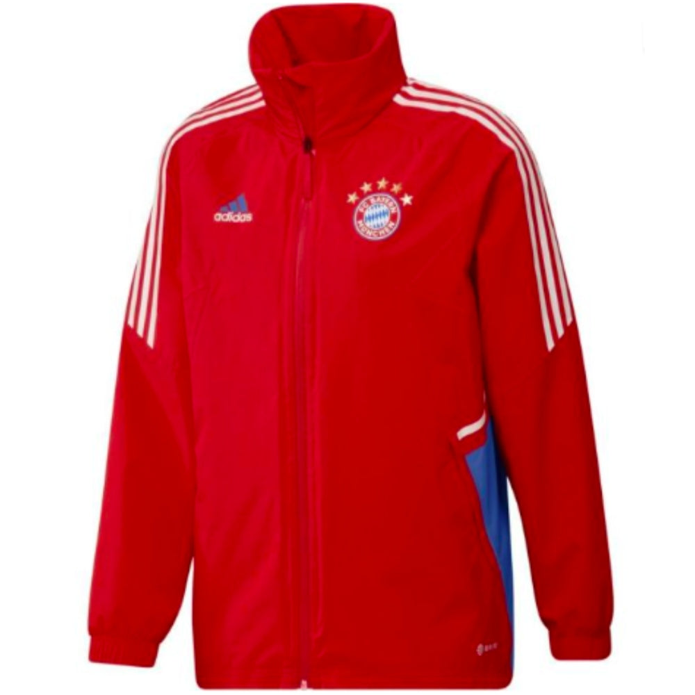 2022-2023 Bayern Munich Rain Jacket (Red)_0