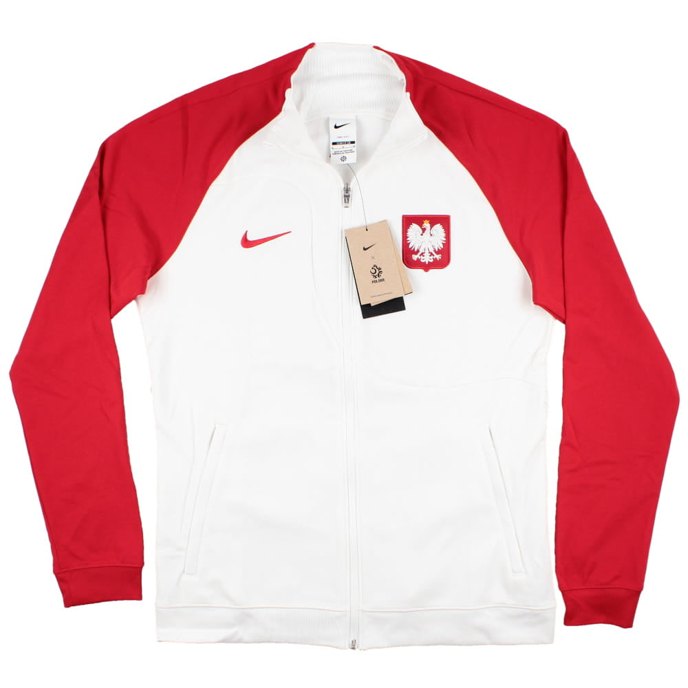 2022-2023 Poland Academy Pro Knit Football Jacket (White)_0