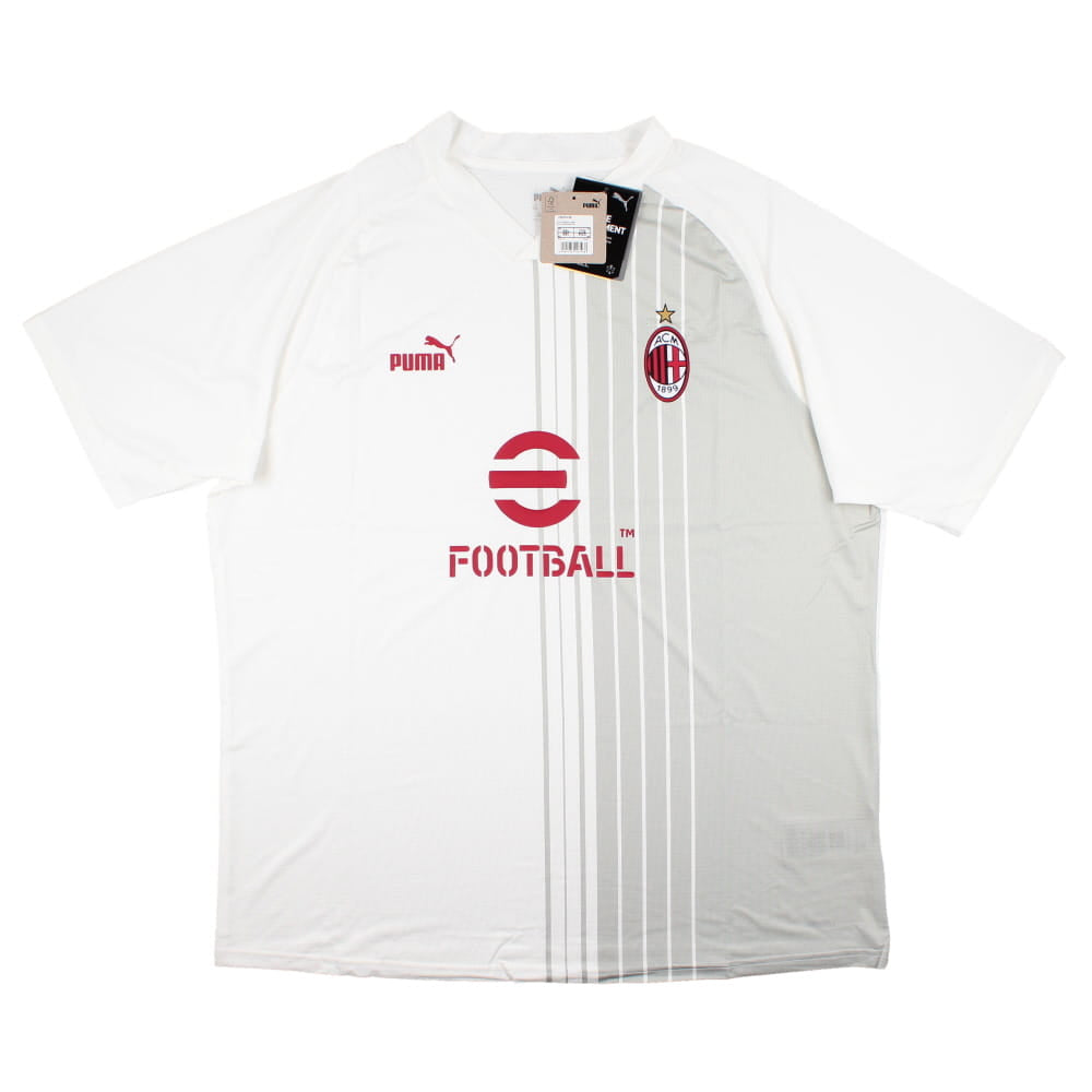 2022-2023 AC Milan Pre-Match Shirt (White-Red)_0