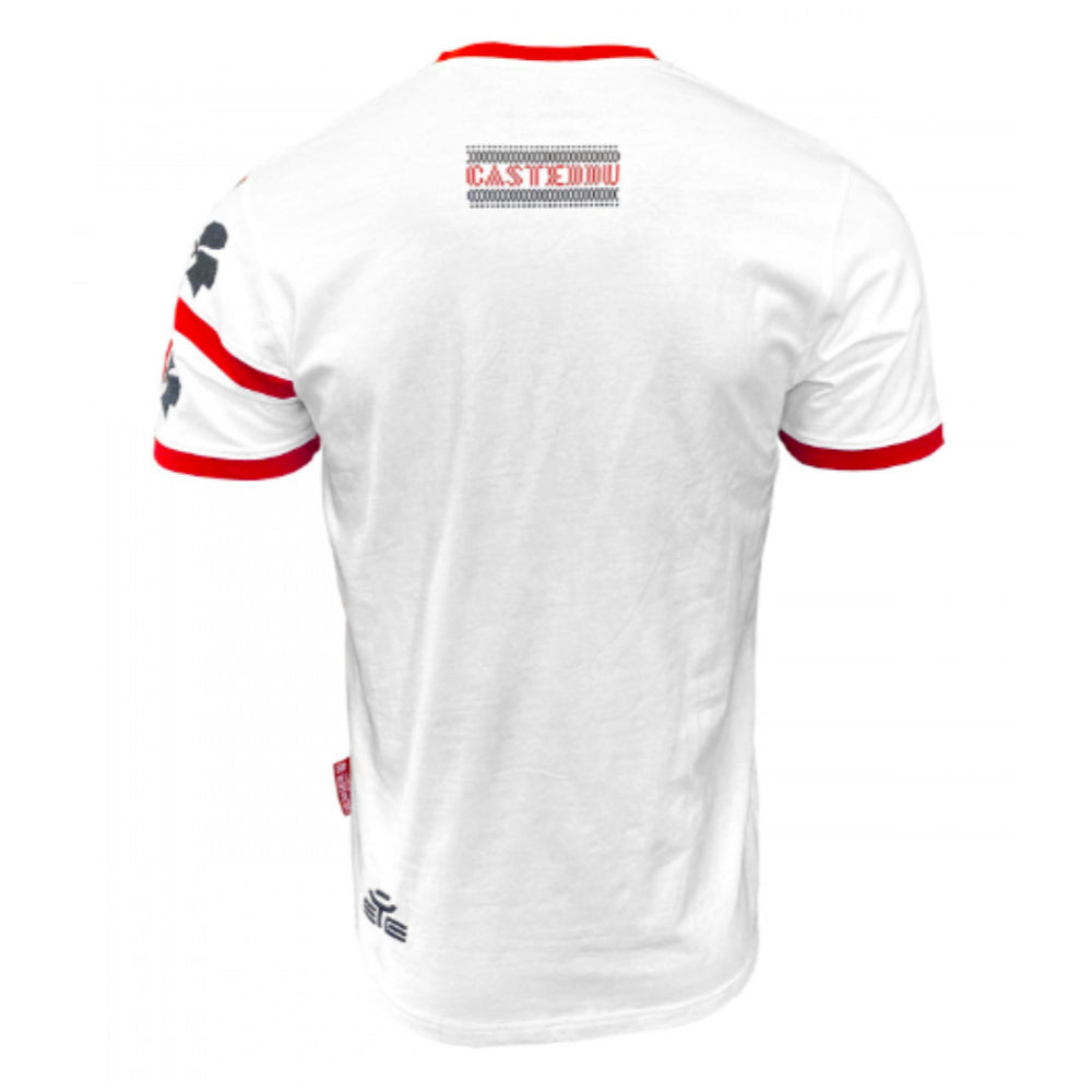 2022-2023 Cagliari Pre-Match T-Shirt (White)_1