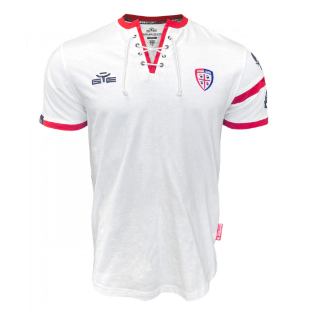 2022-2023 Cagliari Pre-Match T-Shirt (White)_0