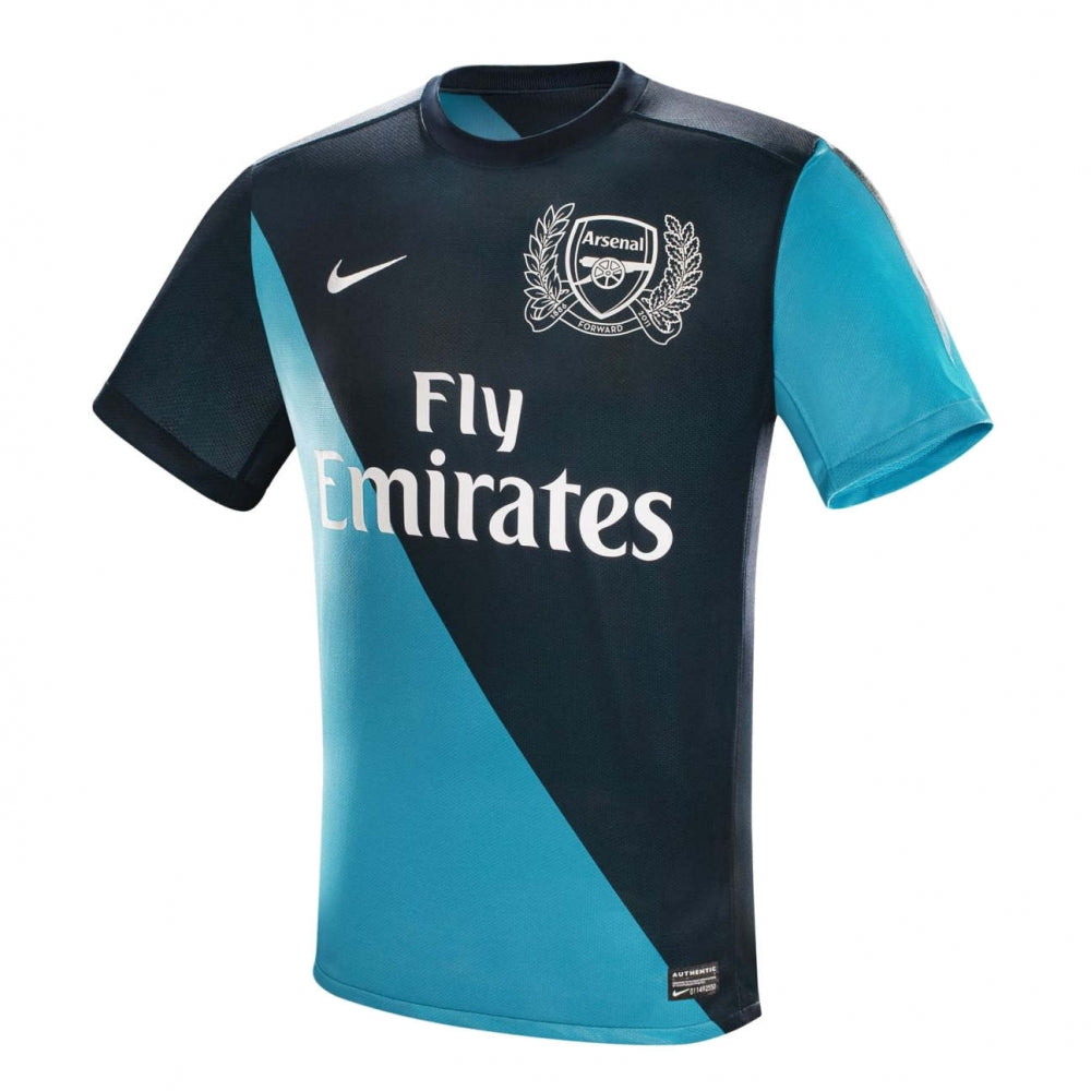 Arsenal 2011-12 Away Shirt ((Excellent) L) (BERGKAMP 10)_3