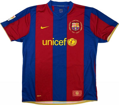Barcelona 2007-08 Home Shirt (S) (Excellent)_0