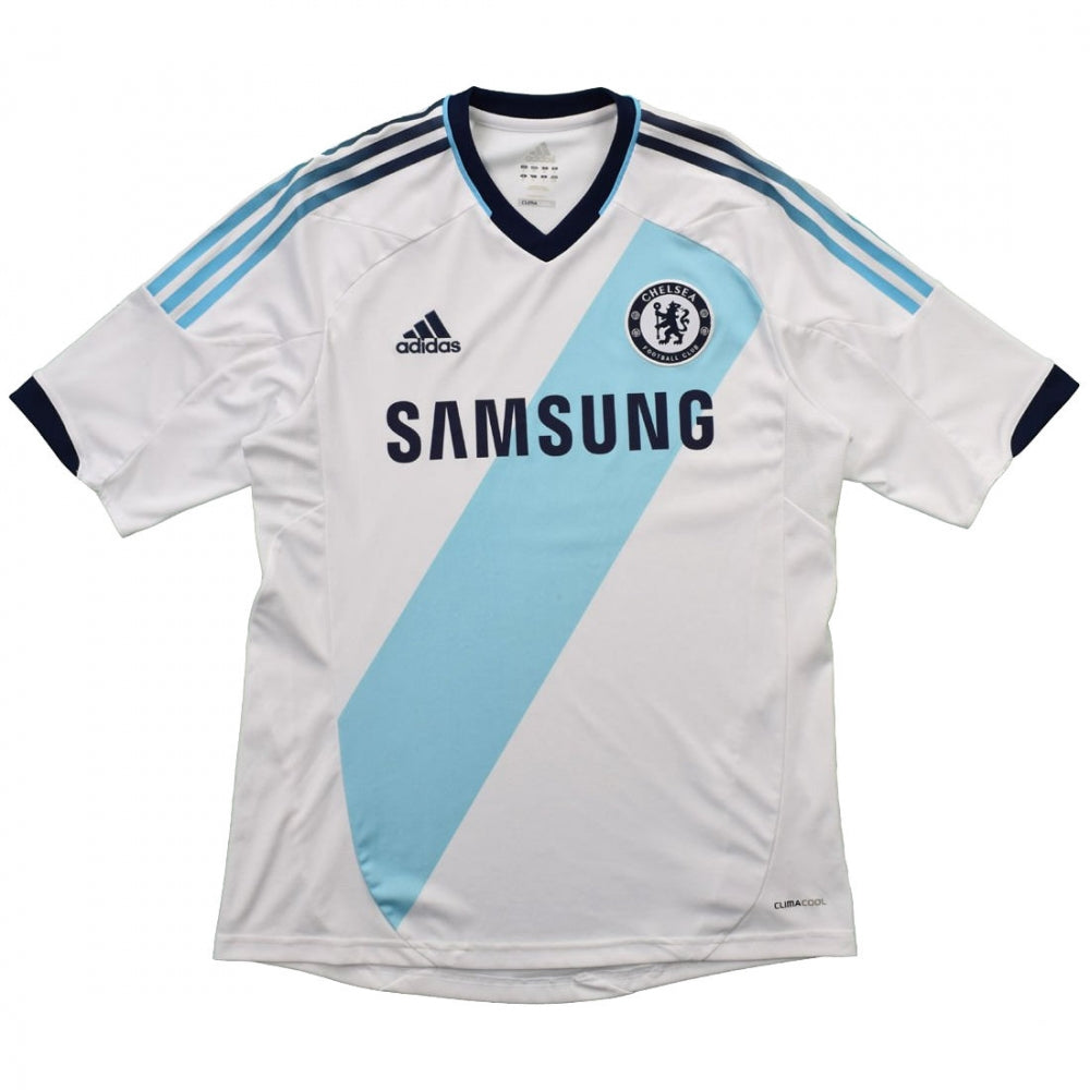 Chelsea 2012-13 Away Shirt (David Luiz #4) (L) (Fair)_1