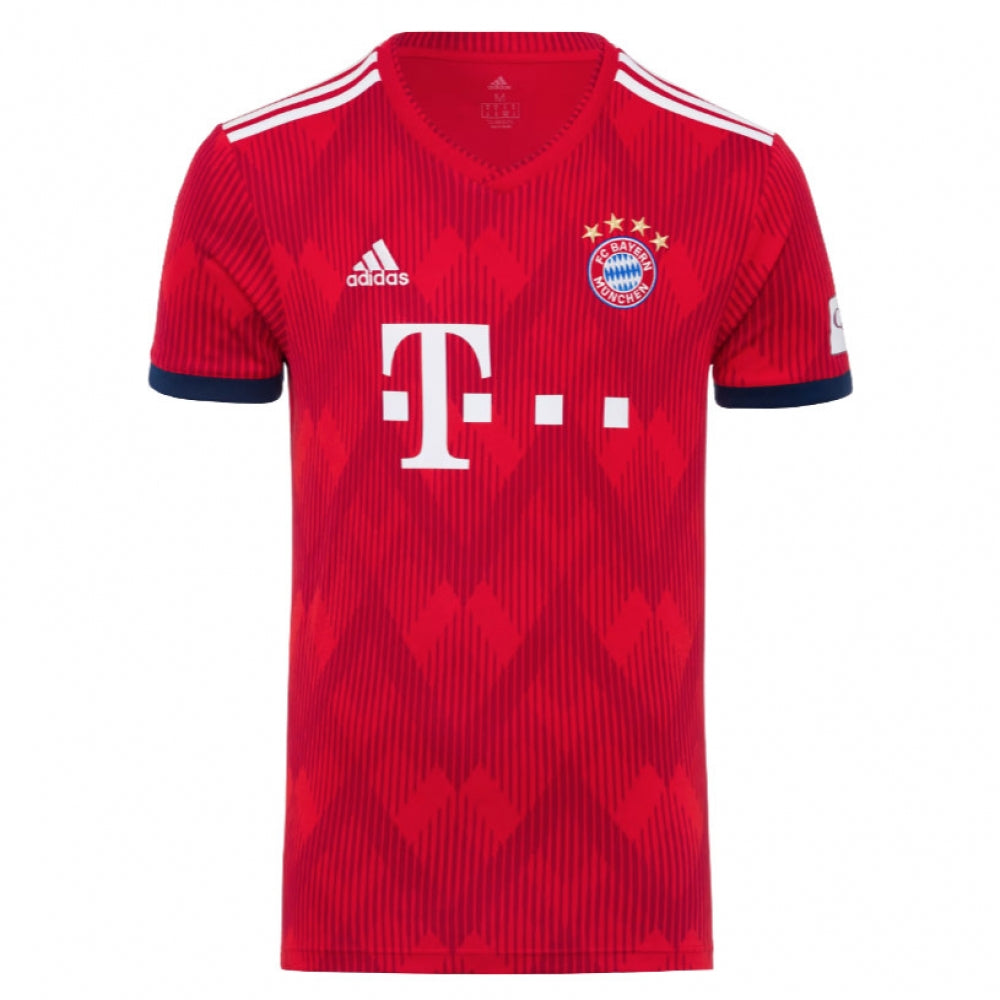 Bayern Munich 2018-19 Home Shirt (S) James #11 (Excellent)_1
