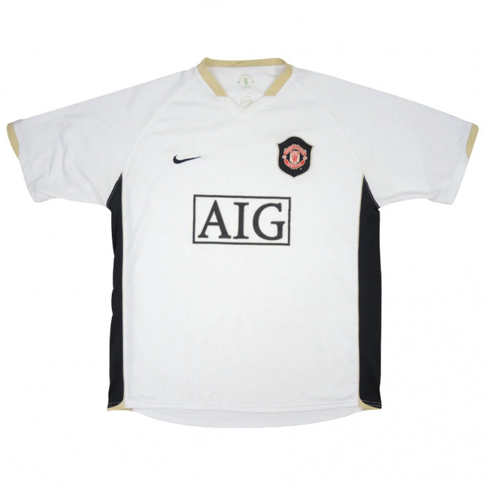 Manchester United 2006-07 Away Shirt ((Very Good) XL) (SOLSKJAER 20)