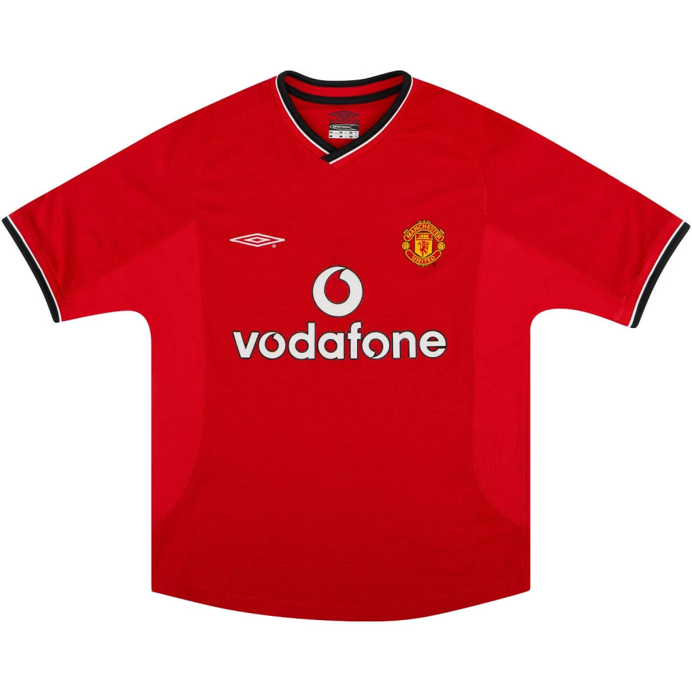Manchester United 2000-02 Home Shirt ((Very Good) XL)_0