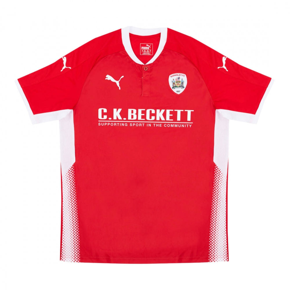 Barnsley 2017-18 Home Shirt ((Excellent) 3XL) (Your Name)_0