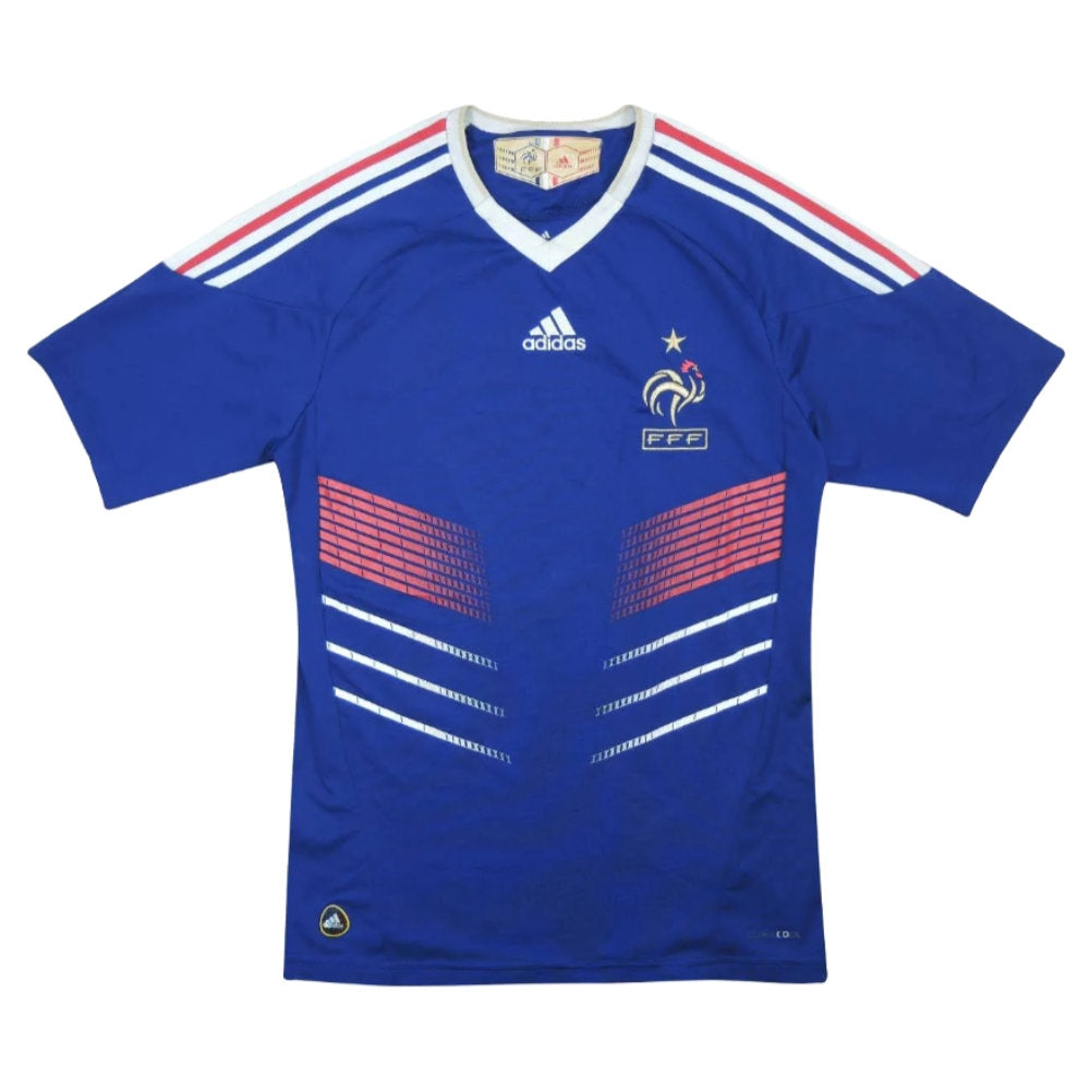 France 2009-10 Home Shirt ((Fair) M)