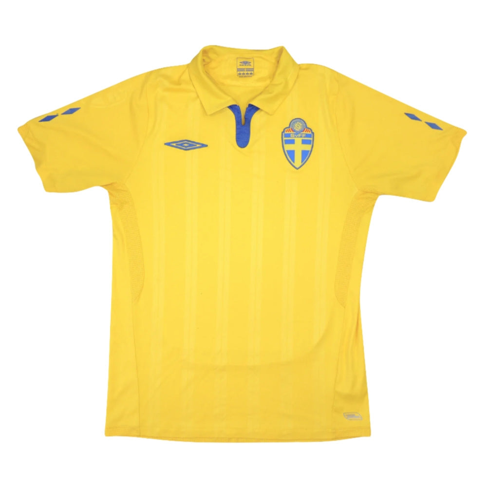 Sweden 2009-10 Home Shirt ((Excellent) XL)_0
