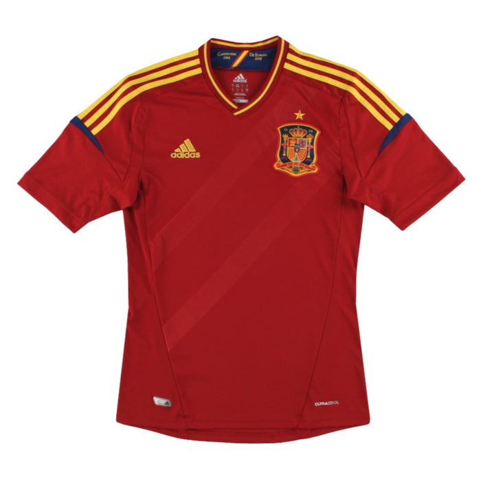 Spain 2012-13 Home Shirt ((Excellent) XL)