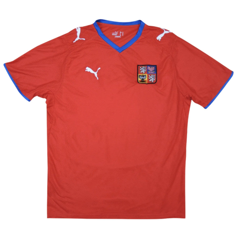 Czech Republic 2008-09 Home Shirt ((Excellent) L)_0