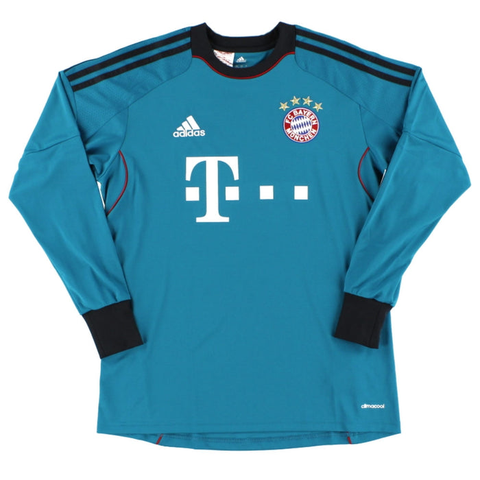 Bayern Munich 2013-14 Long Sleeve Goalkeeper Home Shirt ((Excellent) L)